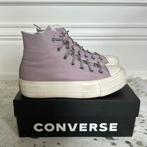 Converse Purple Chuck Taylor All Star Lift Platform,High Top,Sneakers women’s 7